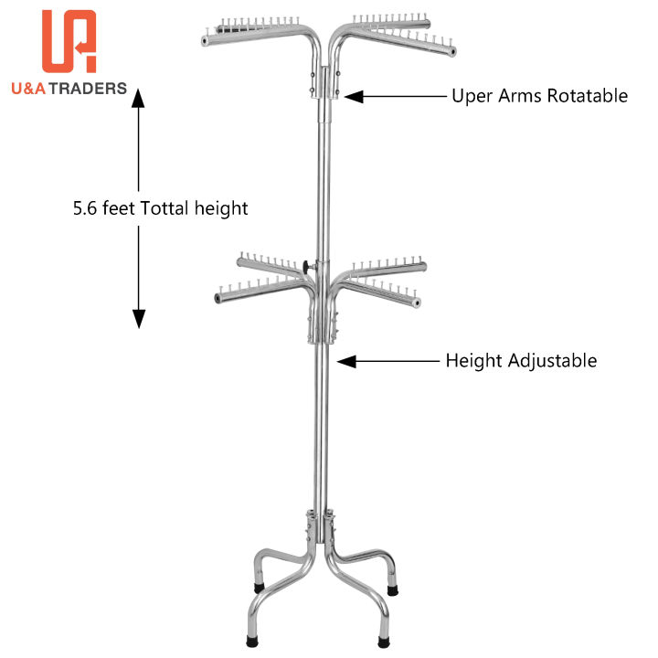 Boutique Cloth hanging stand 96 hangers hanging space U&A TRADERS