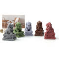 Stone Lion Candle Silicone Mold Handmade Ball Lion Statue Plaster Sugar Cake Mould Home Decor Office Ornaments. 
