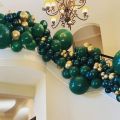 20pcs 9inch British racing Dark Green Balloon without shinny for Adult Birthday Bridal Shower Wedding Jungle Theme Party Decoration birthday green Garland  theme balloons Baby Shower,Christmas. 