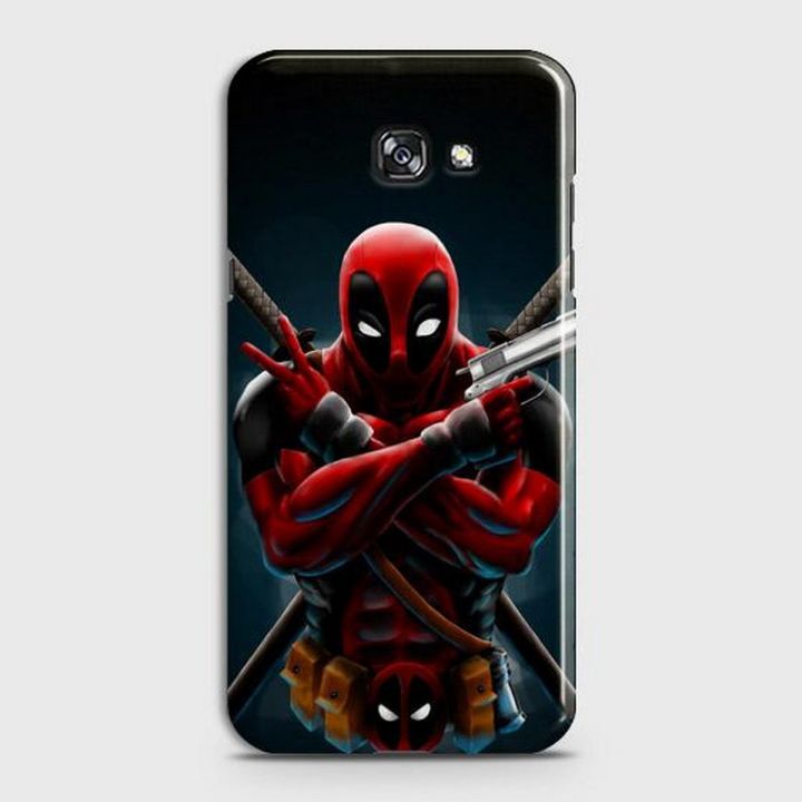 Samsung A720 - 2017 Cover Deadpool Character Hard Cover- Design 25 Case