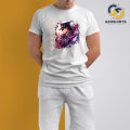 Jotaro Kujo From Jojo's Bizarre Digital Printed T Shirt For Men. 