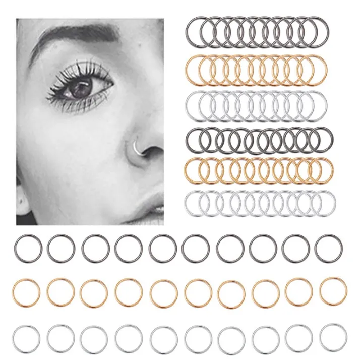 12Pcs/set%20Nose%20Ring%20Piercing%20Punk%20golden%20selvar%20Color%20Handmade%20Tiny%20Nose%20Lip%20Hoop%20Body%20Jewelry%20-%20Image%205
