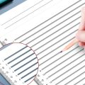 Transparent Calligraphy Stencil And Ruler Writing Tool Template Writing Straight Line Clear Ruler Geometry Template Address Enve. 
