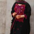 BALOCHI DRESS FULL HANDMADE WORK WITH MIRROR. 
