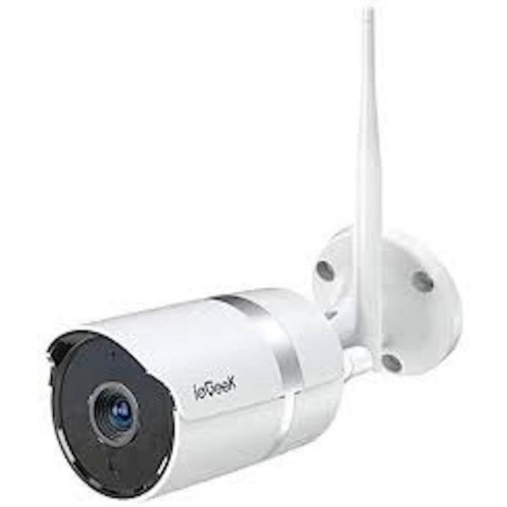 ieGeek Outdoor Security Camera,30m Night Vision,IP67 Waterproof,Two Way Audio,Smart Motion Detection,1080P WiFi Home Surveillance IP CCTV Camera,View Remotely by PC/Android/