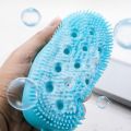 Silicone Body Scrubber Bath Sponge - 2 in 1 Exfoliating Body Brush Loofah Shower Sponge for Women Men and kids. 