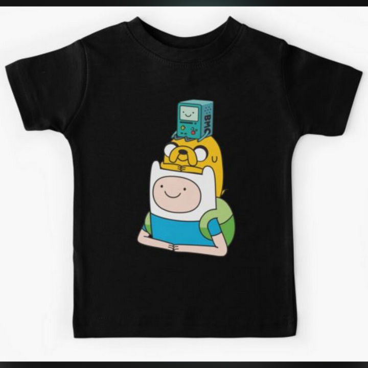 Finn Jake cartoon printed kids tshirts