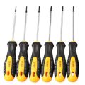 1Set Cr-V Torx Screwdriver Set with Hole Magnetic T5-T10 Screw Driver Set Kit for Telephone Repair Hand Tool Set. 