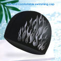 Men Swimming Cap Anti-UV Elastic Ear Protection Swimming Cap. 