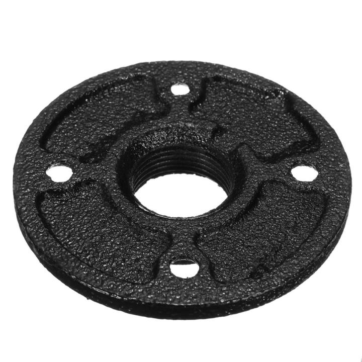 economic 1'' Malleable Threaded Bronze Cast Iron Pipe Fittings Wall Mount Floor Flange