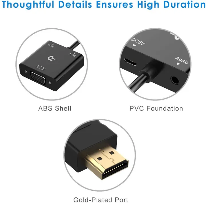 Rank%C3%AEe%201080P%20Active%20HDTV%20HDMI%20to%20VGA%20Adapter%20(Male%20to%20Female)%20Converter%20with%20Audio%20for%20PC,%20Monitor,%20Projector,%20HDTV,%20Xbox%20and%20more%20-%20Image%203