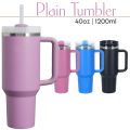 Stanley Tumbler Mugs (40oz-1200ml) Stainless Steel Tumbler Water Bottles 8 hours Vacuum Insulation  with Leak Proof Handle Straw & Lid  Double Wall Insulated Thermal Coffee Cup Tumbler for Girls Boys Hot & Cold Drinks  Travel, Gym, Office, Outdoor Use. 
