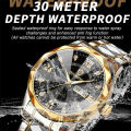 Roshnni BINBOND Luxury Fashion Watch Men Waterproof Week Date Clock Sport Watch Men Quartz Wristwatch Relogio Masculino B 2521. 
