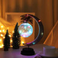 LED Lights Moon Shaped Decorative Battery Powered Moon-Star Night Light for Home. 