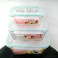 Glass Food Storage Containers with Airtight Lid. 