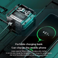 Damix M25 Earbuds Original with LED Power Display & High-Quality Touch Sensors | Waterproof True Stereo M25 TWS Wireless Earbuds with Crystal-Clear Sound Quality & Built in Mic with 10m Transmission | M25 Earbuds Gaming with Noise Cancellation & Reduction. 