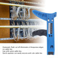 Cable Tie Fastening Tool, High Work Efficiency Cable Tie Gun Tension Adjustment for Wires. 