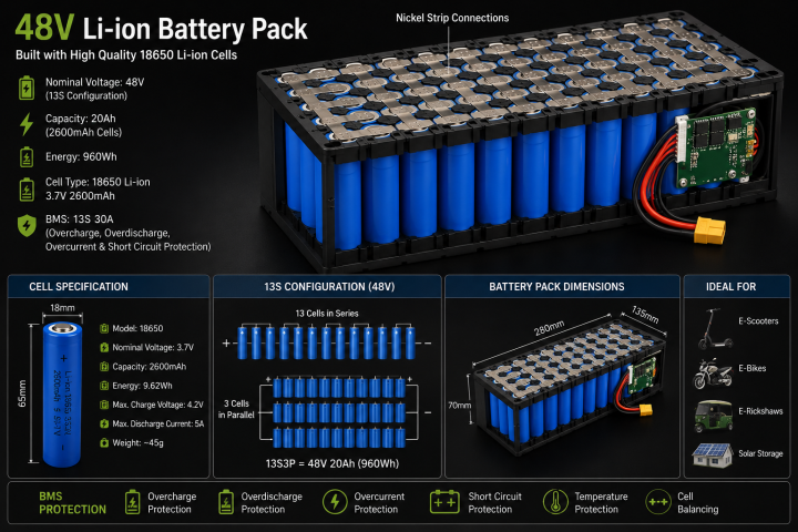 12v%20/24v%20/48v%20/72v%20Lithium%20phosphate%20ion%20battery%20for%20Every%20E-bike%20-%20Image%204