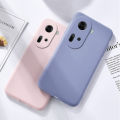 Olige For OPPO Reno 11 5G Liquid Silicone Macaron Candy Color TPU Falling and shockproof Soft Phone Case Shell Protector Back Cover. 