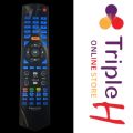 Ecostar Remote Control Original Eastern Star For Ecostar LCD/LED TVs Model PEC ECSTR 6 Multi Color Soft Press Buttons | Triple H. 