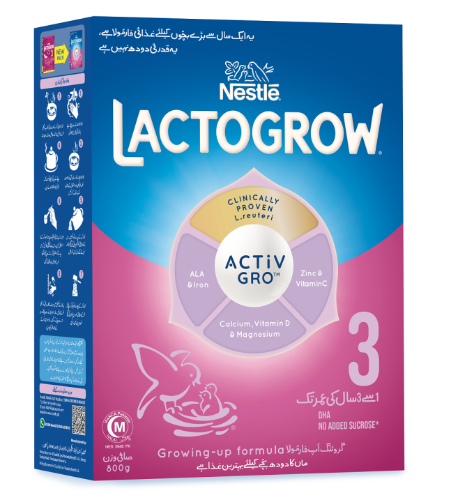 NESTLE LACTOGROW 3 Growing-up Formula Powder Milk 800g