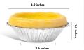 Pack of 30 Baking Pie Tart Pans With Silver Aluminum Foil Disposable Mold. 