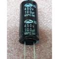 100uf 450v Electrolytic capacitors. 