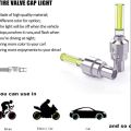 2Pcs Motion Activated Glow Bike Flashlight Car Motorcycle Tire Valve Caps Wheel Light Amazing Fantastic Bicycle Accessory LEDs. 