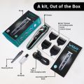 VGR V-075 Limited Edition Professional Hair Trimmer with LED Display, 4 Guide Combs for Men (3,6,9,12 mm, Color- Black) 1 Year Warranty. 