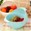 Vegetable Rice And Fruits Washing Bowl & Strainer. 