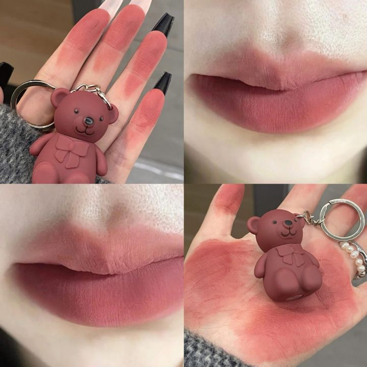 Julystar%20PACK%20OF%206%20Bear%20Keychain%20Style%20Trendy%20LIP%20GLOSS%20MATTE%20MAKE%20UP%20YOUR%20LIPS%20FOR%20GIRLS%20&%20FOR%20WOMEN%20MOC153%20-%20Image%205