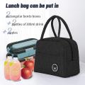 Insulated Lunch Bag Reusable Lunch Box Freezable Lunch Bag Leakproof for Women Men Office Work School Beach Hiking Picnic Fishing (black). 