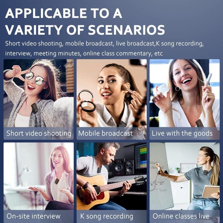 New%20Amgras%20Dual%20Sound%20Meta%202%20Pro%20Wireless%20Lavalier%20Microphone%20Portable%20With%20Noise%20Cancelling%20Mini%20Microphone%20for%20Vloggers%20-%20For%20Android%20Type%20C%20&%20IOs%20for%20Iphone%20-%20Image%206