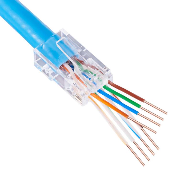 Staggered%20EZ%20RJ45%20Cat6%20/%20Cat5e%20Pass%20Through%20Connector%20-%208P8C%20Gold%20Plated%20Passthrough%20-%20Image%204