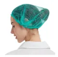 Pack of 100-Disposable Bouffant Caps, surgical cap, cooking Cap, multipurpose disposable caps, for Hospital Salon Spa Catering and Dust-free Workspace [Pack of 100]. 