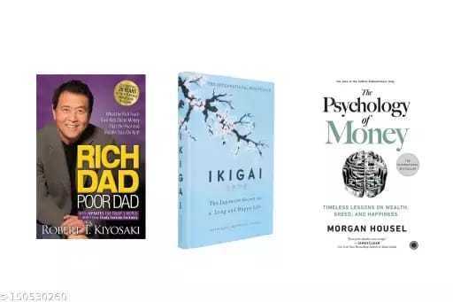 Rich Dad Poor Dad, Ikigai, The Psychology Of Money. 3 Book Set | Daraz.pk