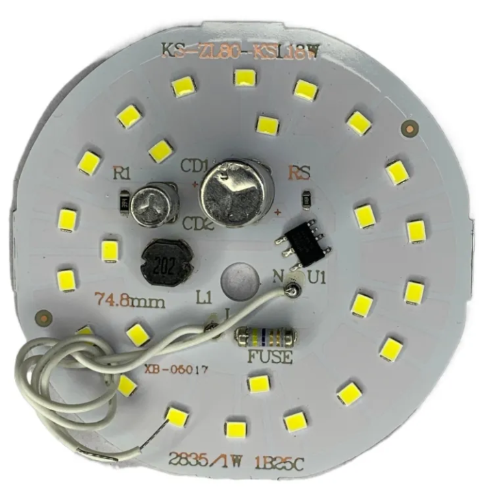 35W LED Chip with Capacitor Driver AC 220V input - Light Colour White High Quality