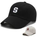 LINJW Spring Unisex Cotton Baseball Cap Men Women Summer Letter S Embroidery Caps Snapback Hat Hip Hop Hats Outdoor Dad Hats. 