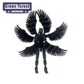 Moveable Action Figure Angel Wing Robot Action Figure with Movable Joints 3d Printed Toy for Stress Relief Decoration Buyer's Choice Dummy Action Figure. 