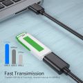USB3.0 Extension Cable USB Male to Female Extended Data Line Sync Power Wire Connector Kable for Laptop PC PS5 SSD Mouse Printer. 