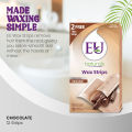 Eu Wax Strips Chocolate 12 Strips. 