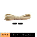 Shoe Laces with Metal Lock Laces Shoe Strings Elastic No Tie Shoelaces Semicircle Shoe Laces For Men and Adult Sneakers Shoelace. 