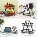 2 Tier Multi-Purpose Storage Basket in Metal. 