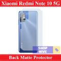 Xiaomi Redmi Note 10 5G Back Matte Protector Soft Skin Sheet Soft Film Protection For Xiaomi Redmi Note 10 5G. 