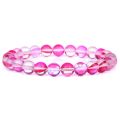 Fashion Crystal Moonstone Bracelet Flash Shining Stone 8mm Beads Bracelet For Men Women Elastic Jewelry Handmade Wristband. 