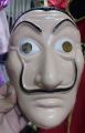 MONEY HEIST DALI HARD PLASTIC MASK. 