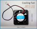 DC 12v Mini Cooling fan 4x4cm  - 1.6x1.6 inch for 12v Inverters Chargers Power Supply. 
