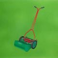 Manual Grass Cutter Machine For Garden/Lawn Mover With Five Steel Blades (16 Inch). 