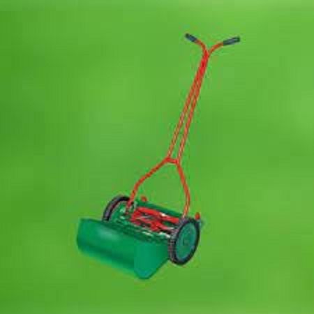 Manual Grass Cutter Machine For Garden/Lawn Mover With Five Steel Blades (16 Inch)