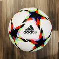 UEFA Champion League Football White Match Soccer Ball 2022-23 Size 5 with free Nozzle by King Sports. 